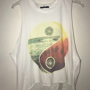 Brandy Melville Yin Yang Tank Top